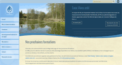 Desktop Screenshot of eauxvivesasbl.be